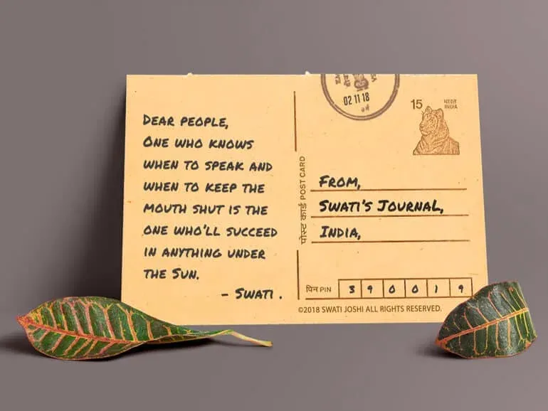 - swati's Journal short story