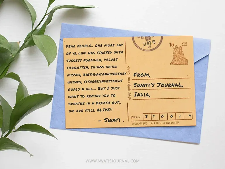 - swati's Journal short story