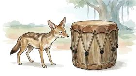 The Jackal and the Drum Story – Panchatantra Tale with Moral