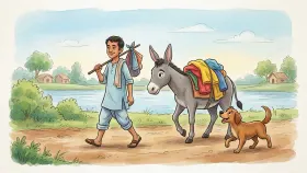 Washerman’s donkey and the dog [Hitopdesh Katha]